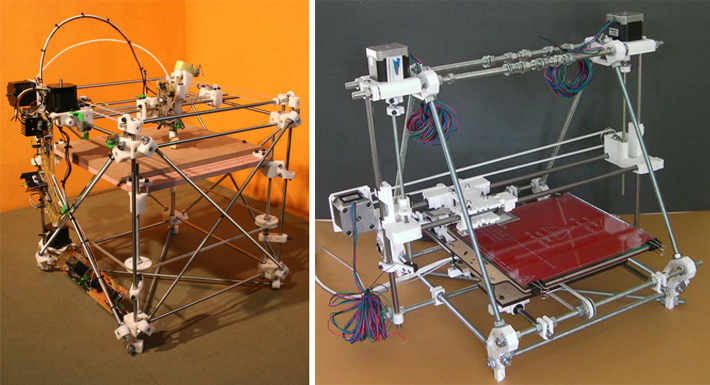 Darwin and Mendel RepRap designs