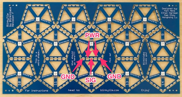 BlinkyTile PCB